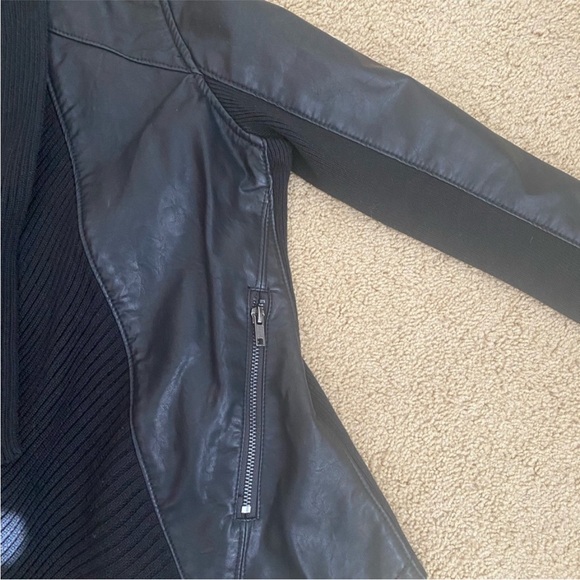 Blank NYC Leather & Knit Jacket - Picture 4 of 10